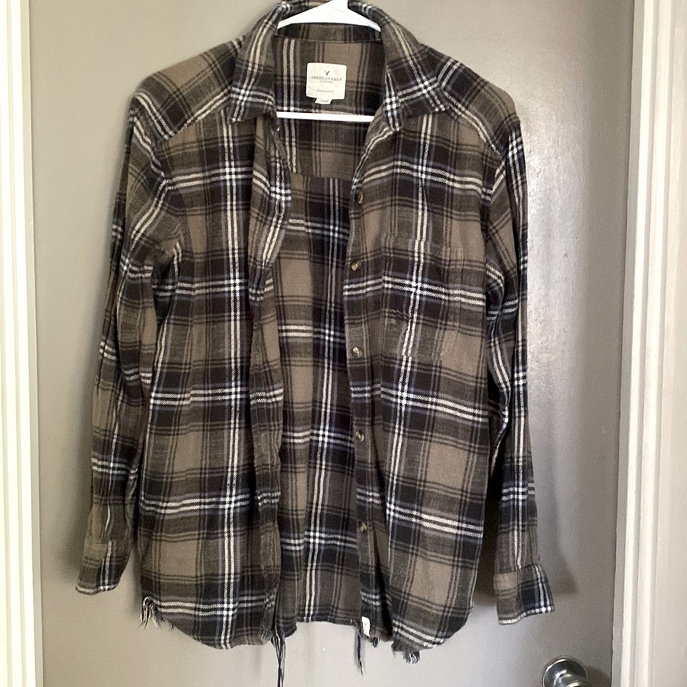 American Eagle Oversized Fit Women’s S Flannel